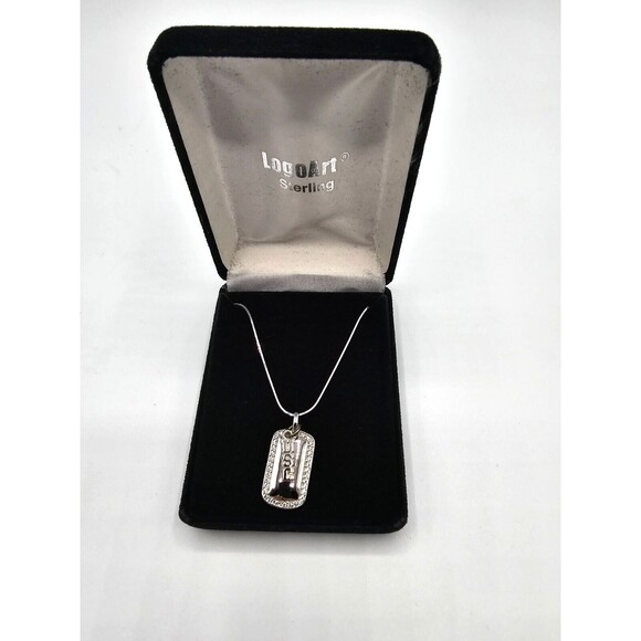 NEW w/ Tags USC Trojans Mini Dog Tag Silver Necklace MSRP: $99.95 - Picture 1 of 4